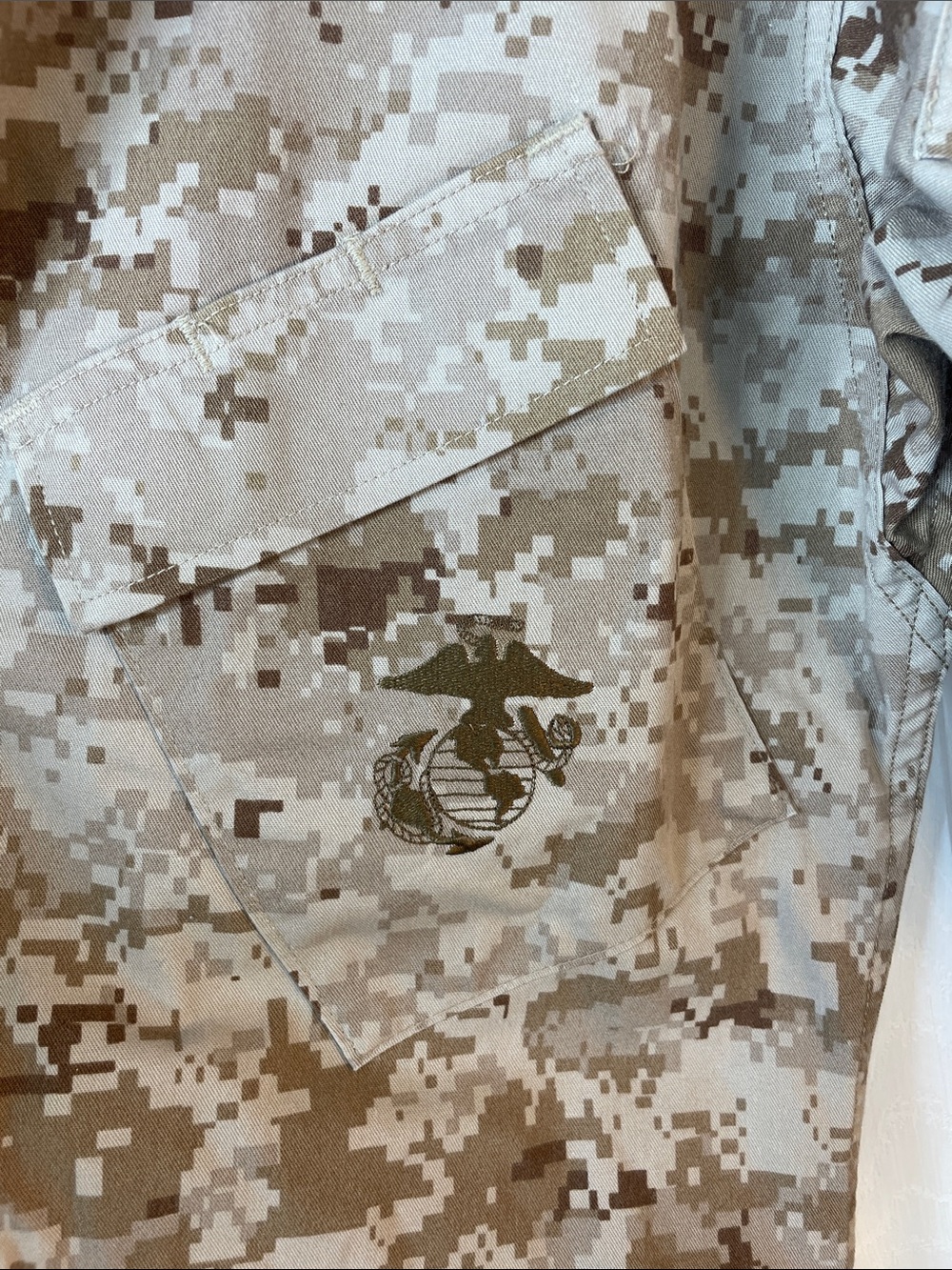American Apparel Usmc Digital Desert Camo Field Jacket In Tan And Brown View 3